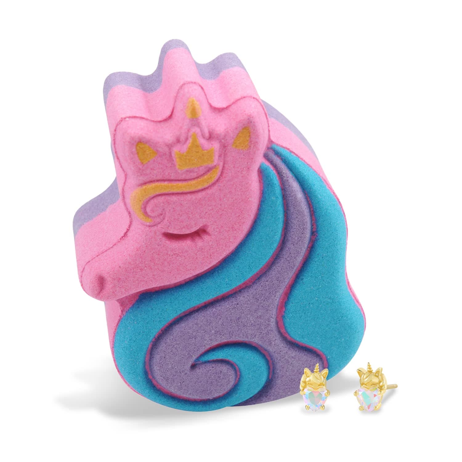 Royal Essence Rainbow Unicorn Bath Bomb with Jewellery Inside (Surprise 925 Sterling Silver Jewellery Valued at £50 to £3,000) Necklace