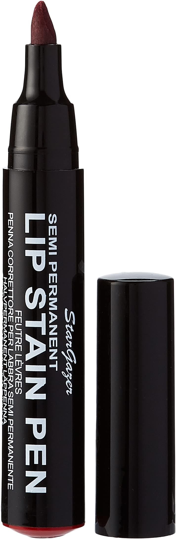 Stargazer Semi-Permanent Vegan Lip Stain Pen 9. Up To 12 Hour Creamy Matte Lip Colour With Reversible Nib
