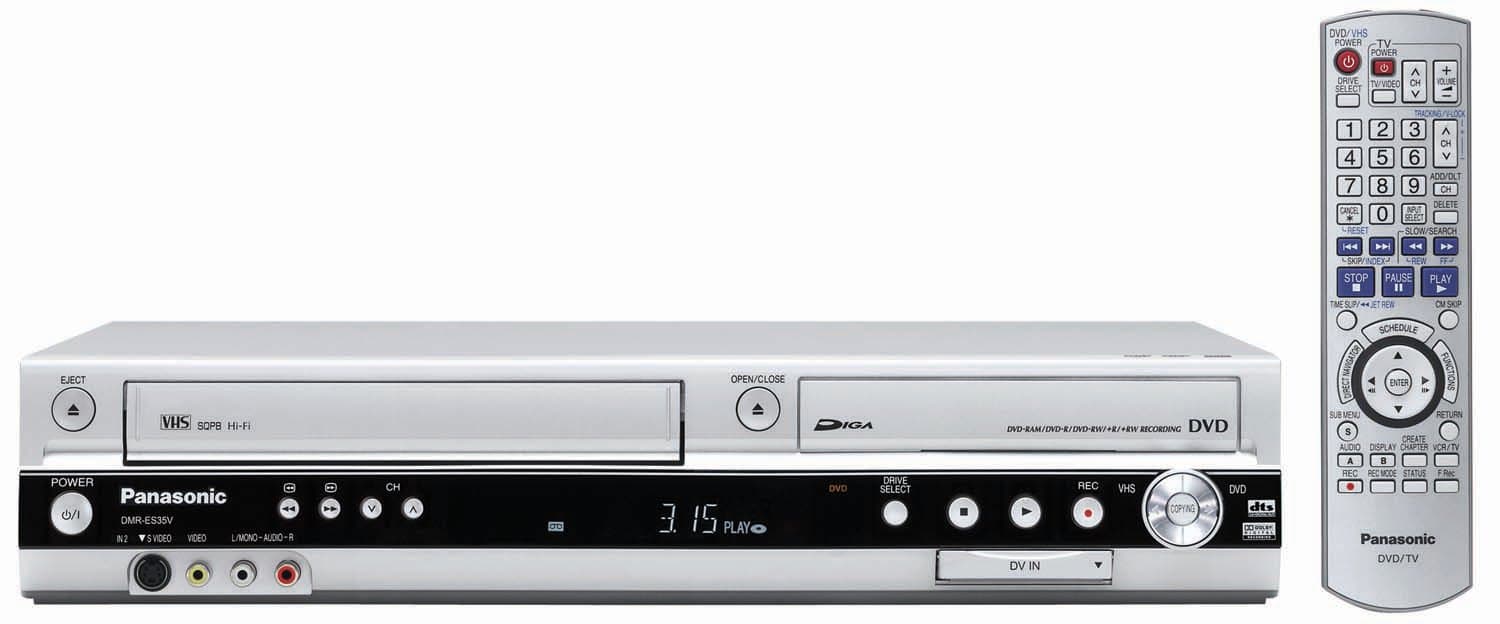 DMR-ES35VS DVD Recorder / VCR Combo with DV Input