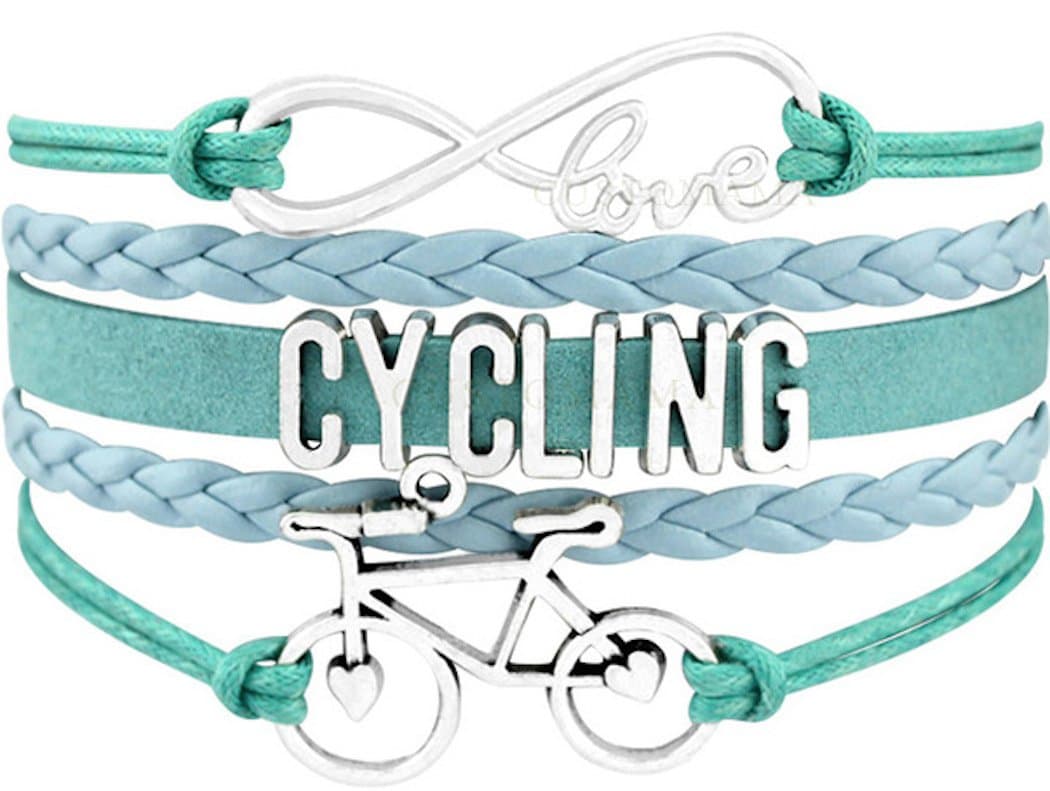 CYCLING Love Bicycle Bike Cycle Charm Bracelet Gift Infiniti Jewelry