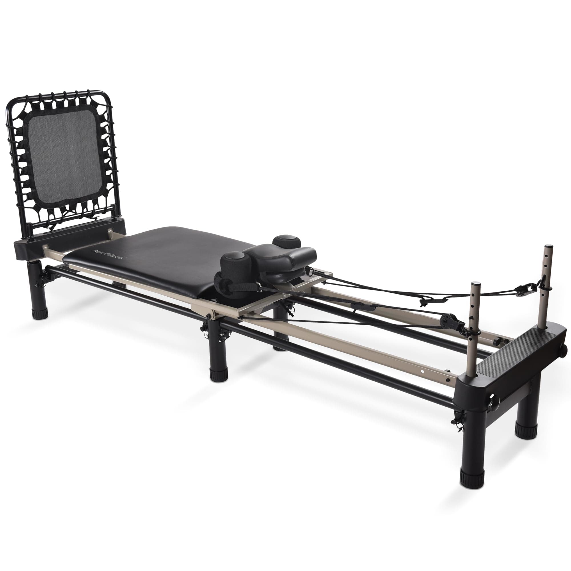 Reformer Home Workout Equipment, Pilates Machine w/Resistance