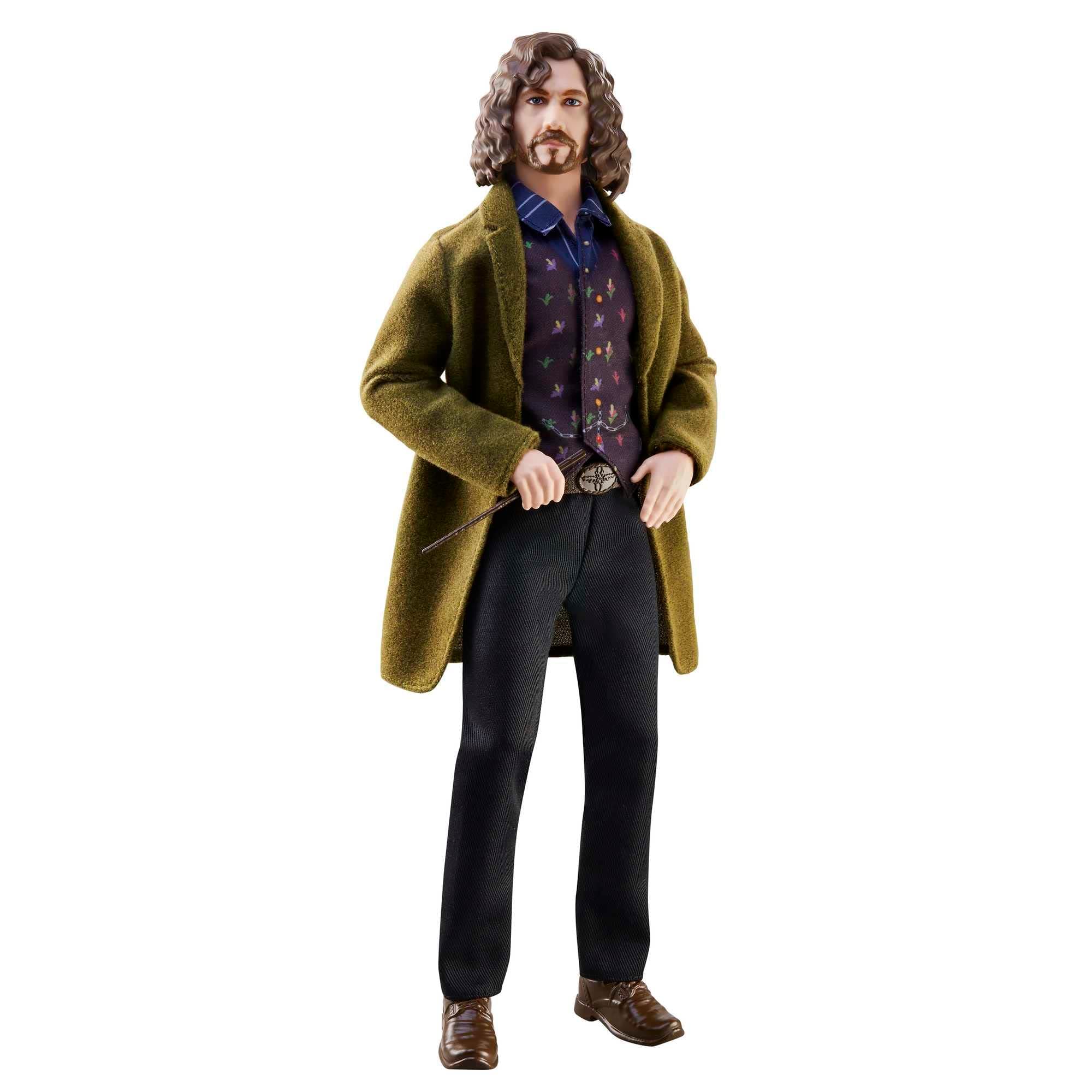 Mattel Harry Potter Collectible Sirius Black Doll (10-inch), Fully Posable, Wearing Signature Outfit with Wand, Gift for 6 Year Olds and Up, HCJ34