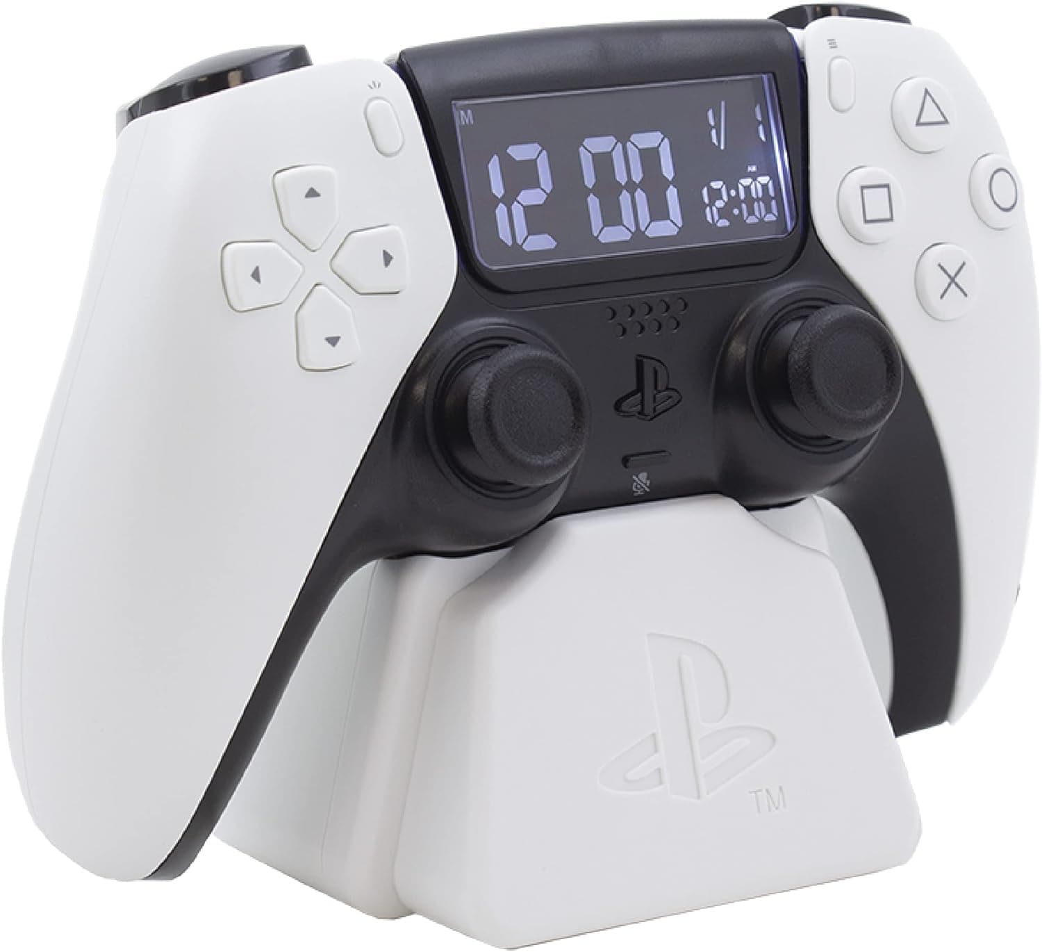 Paladone PlayStation White Gamer Alarm Clock, Officially Licensed Merchandise