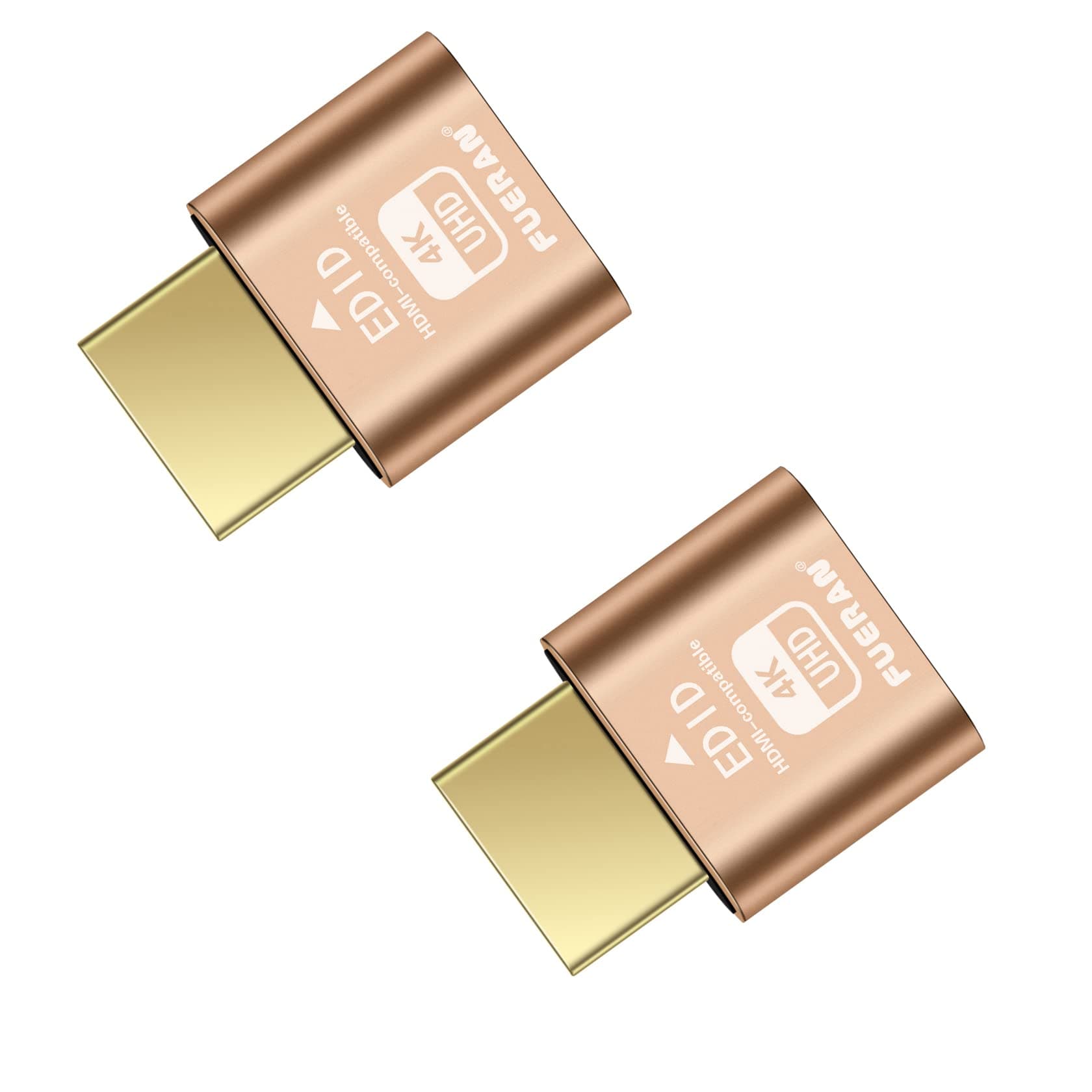 4K HDMI Dummy Plug, Virtual Monitor Emulator, Headless Display Adapter, EDID Emulator, Supports 4096x2160@60Hz, 3840x2160@60Hz, 2560x1440@60Hz for Windows, Mac, Linux – Plug & Play (2P)