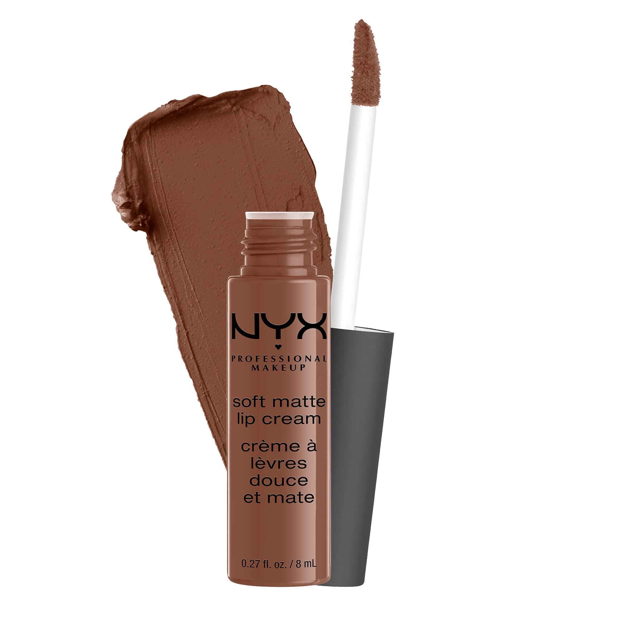 Soft Matte Lip Cream, Lightweight Liquid Lipstick - Berlin (Medium Warm Brown)