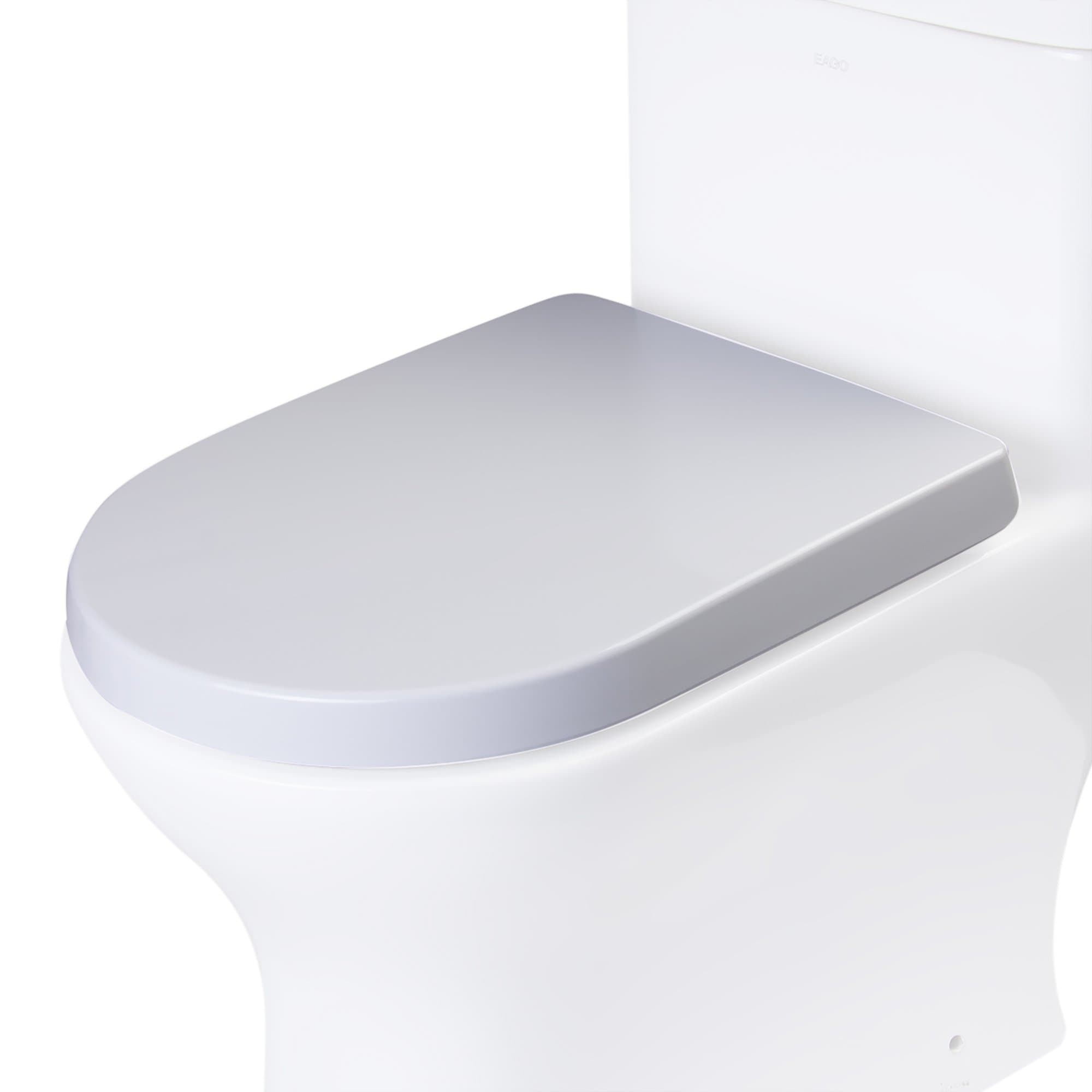 EAGO R-353SEAT Replacement Soft Closing Toilet Seat for TB353 , White