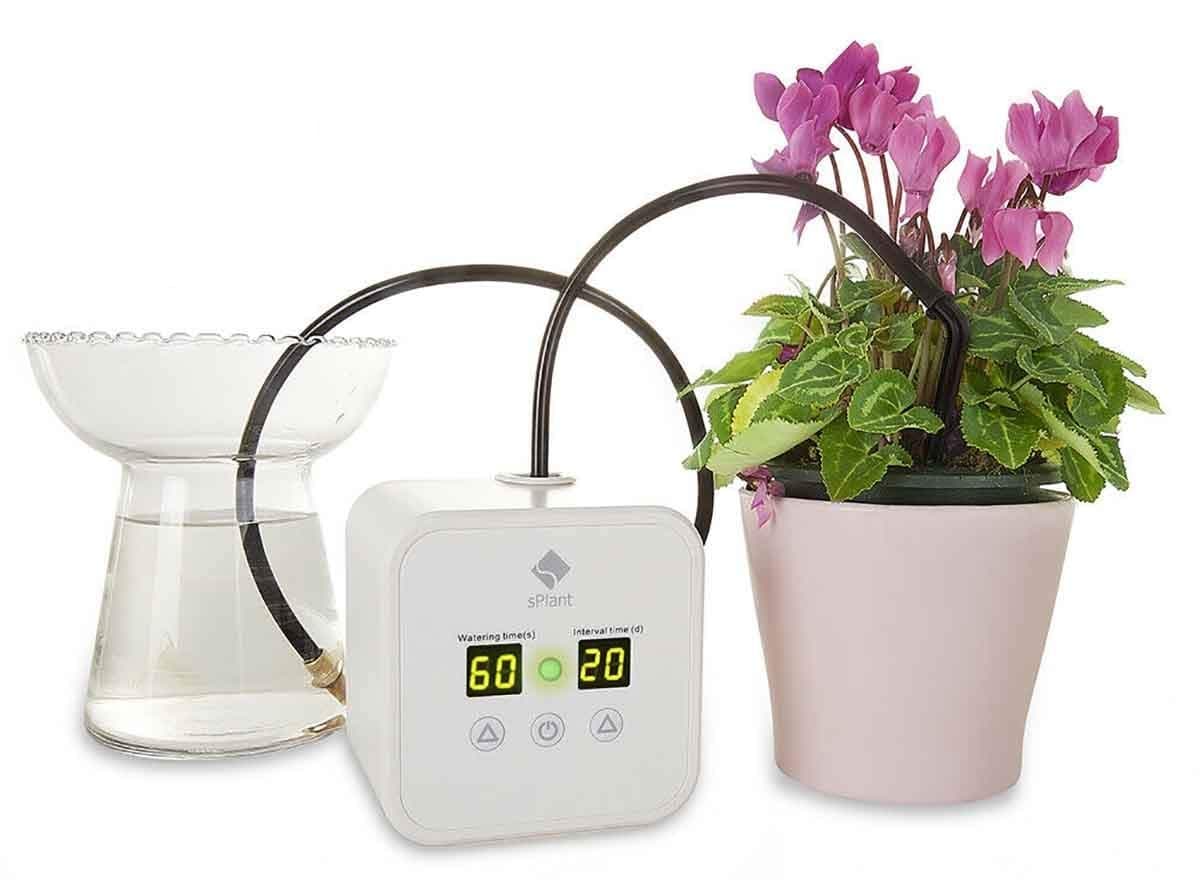 DIY Micro Auto Drip Irrigation Kit,Self Irrigation System,Watering Timer,Plant Watering Can,30-Day Watering Interval Time Setting,Self-Watering Stakes,Vacation Plant Watering System for Indoor