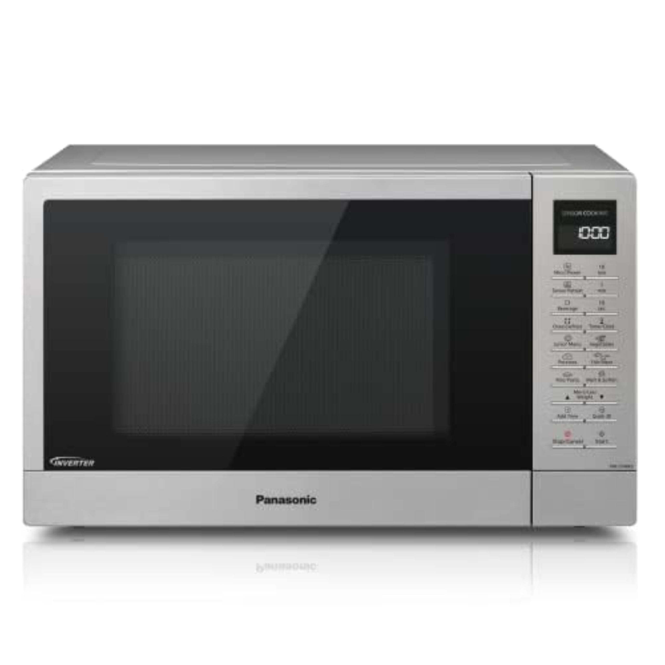 NN-ST48KSBPQ Inverter Microwave Oven with Glass Turntable, 32L, 1000W, 25 Auto Programmes, Auto Defrost, 7 Power Levels, Timer, Digital LED Display, Stainless Steel Exterior