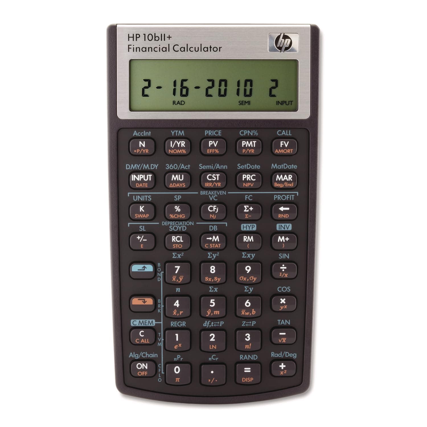 HP 10bII Financial Calculator 12-Digit LCD 10bII Financial Calculator, 12-Digit LCD by