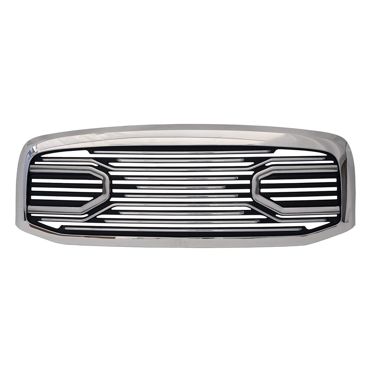 Paragon Front Grille for 2006-08 Dodge Ram 1500/2500/3500 - Chrome/Matte RAM Style Grill Grilles
