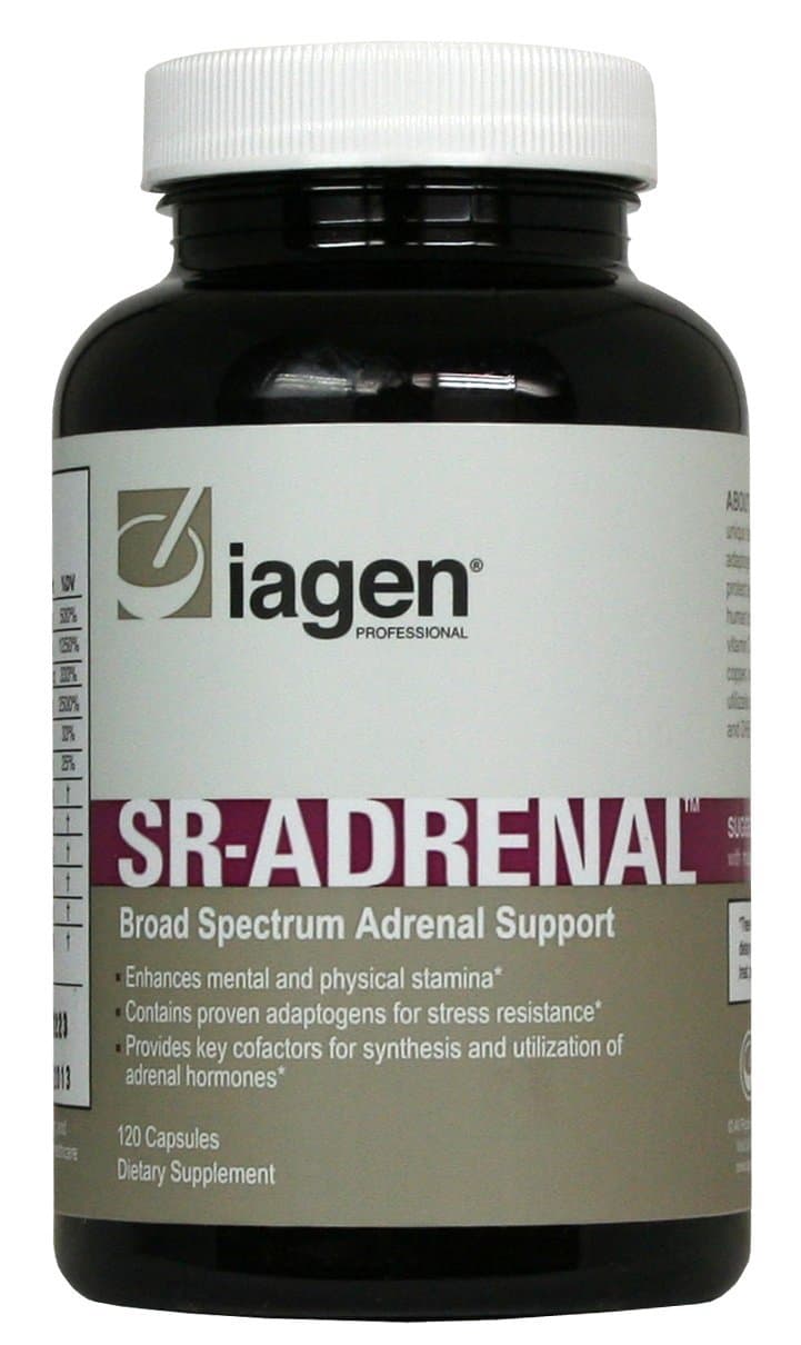 lagen Naturals | SR Adrenal Support | Enhanced w/ Vitamin C, B6 for Increased Stamina; Promotes Fatigue Relief, Adrenal Function & Immune System Support | 120 Veg Capsules | USA Made