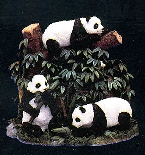 Trinket Box Resin Adorable Panda Trinket Jewelry Box 5" High, Resin