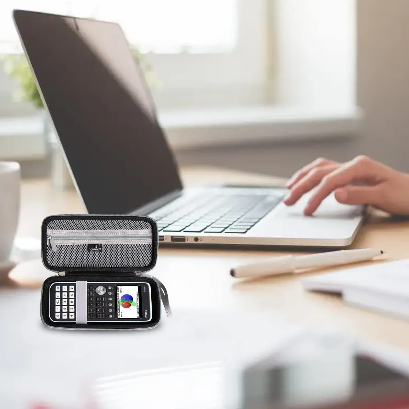 Hard Travel Case Replacement Color Graph Calculator for CASIO PRIZM FX-CG50, CASIO FX-9750GIII, Texas Instruments TI-34, Texas Instruments BA II - Tourmate, Case Only