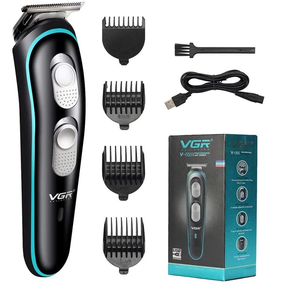 SEAAN-Hair Clippers for Men Professional Hair Cutting Kit, Electric Rechargeable Beard Trimmer Cordless, Low Noise Beard Shaver with Guide Combs Brush USB Cord, for Kids/Adult Daily Travel Use