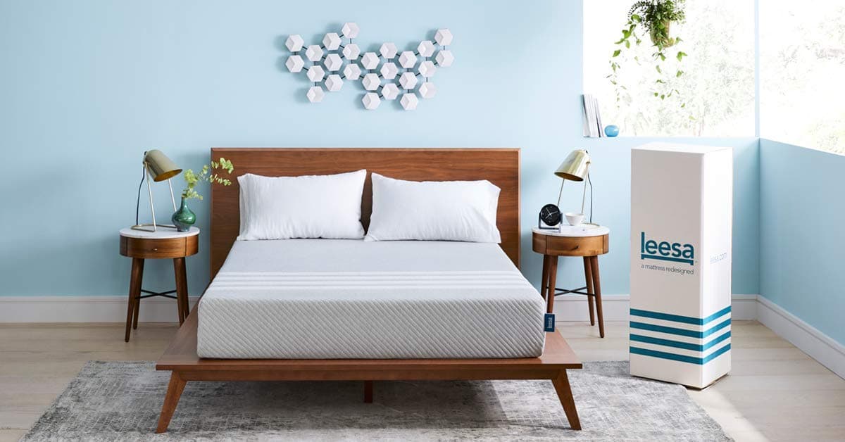 Leesa Premium Foam Mattress, Made in the UK (UK Double), Grey