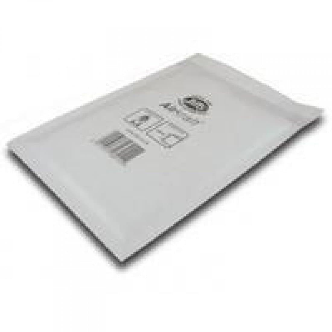 JL-0 140 mm x 195 mm Bubble Lined Peel and Seal Airkraft Postal Bags (Size 0), White, Pack of 100