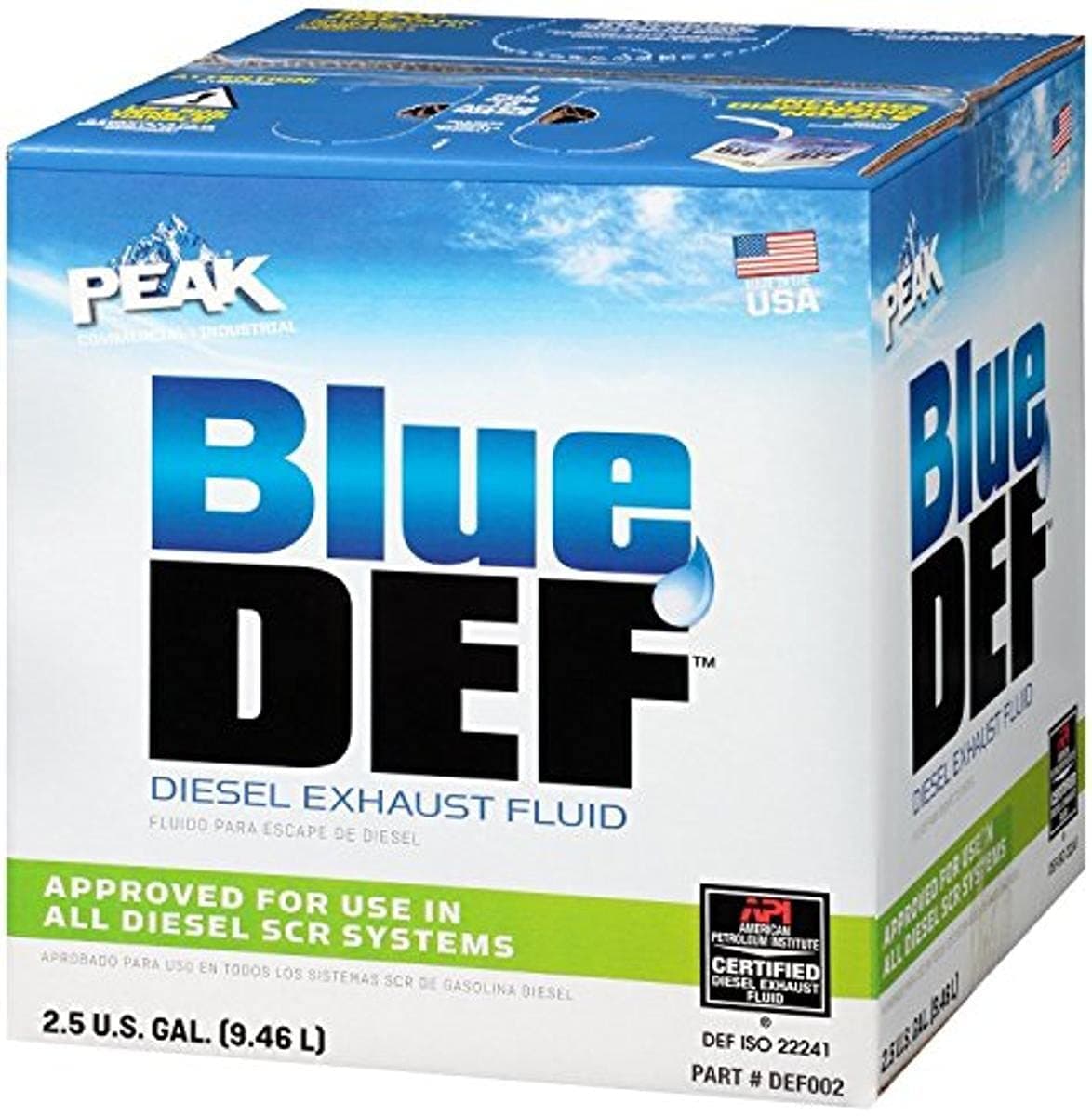 BlueDEF DEF002 Diesel Exhaust Fluid - 2.5 Gallon Jug (Pack of 2)