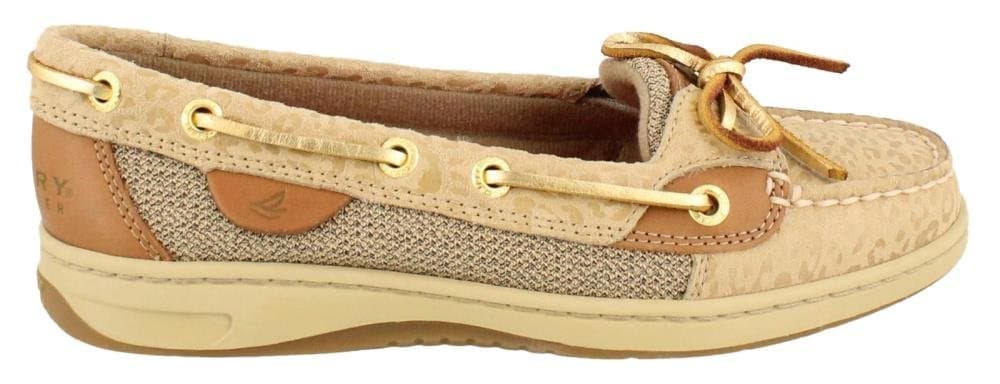 Sperry Top-Sider Women's Natural Embossed Leopard Angelfish Embossed 8.5 B(M) US