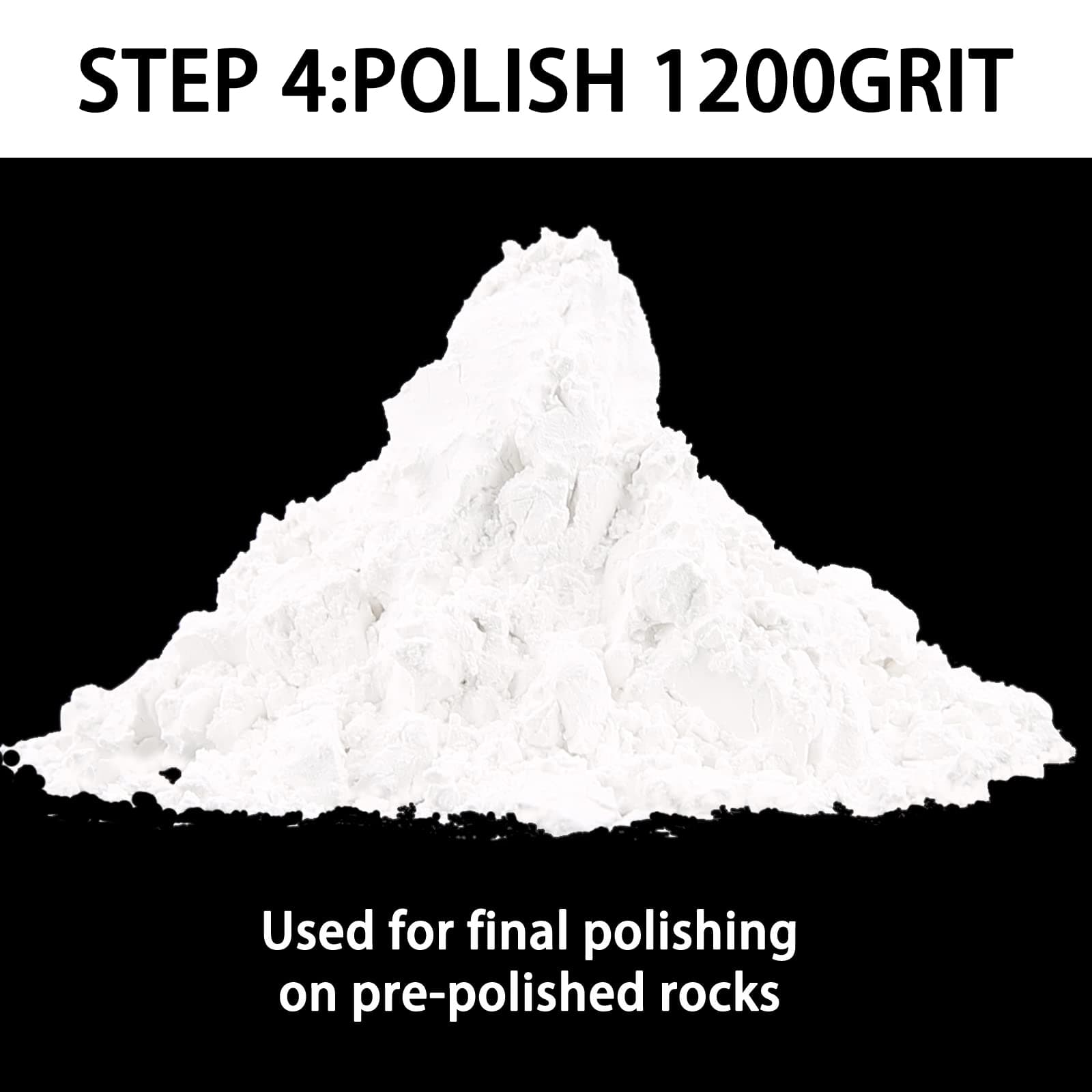 8 Bags Grit and Polish Refill for Rock Tumbler, Works with Any Rock Polisher