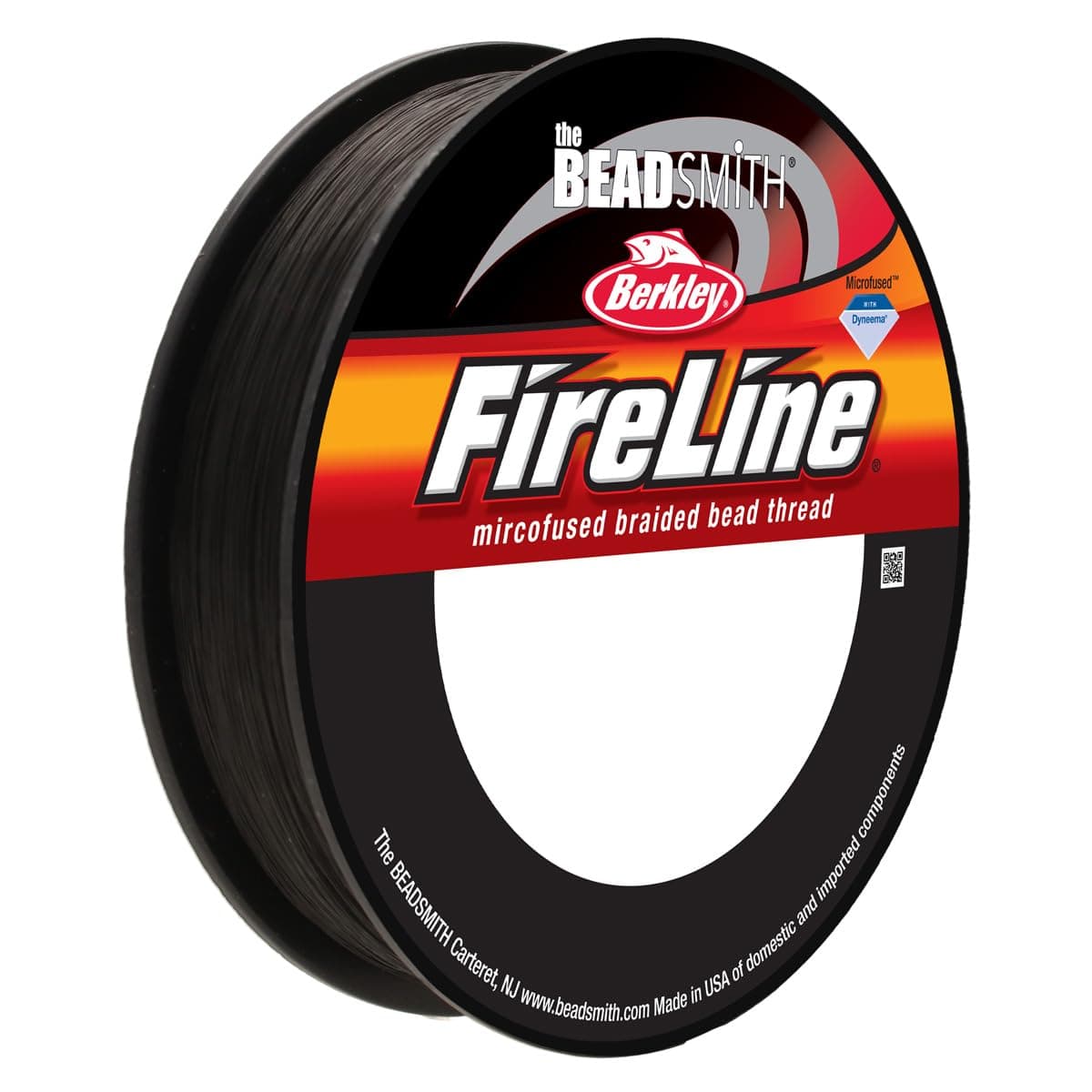 Fireline by Berkley – Micro-Fused Braided Thread – 6lb. Test, 006”/.15mm Diameter, 125 Yard Spool, Smoke Grey – Super Strong Stringing Material for Jewelry Making and Bead Weaving…