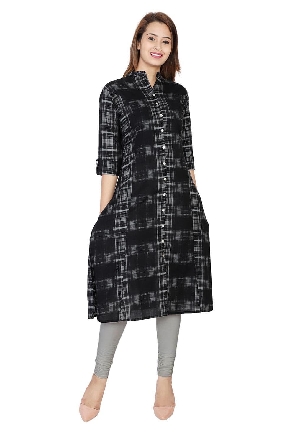 Bright Cotton Women's Cotton A-Line Kurta