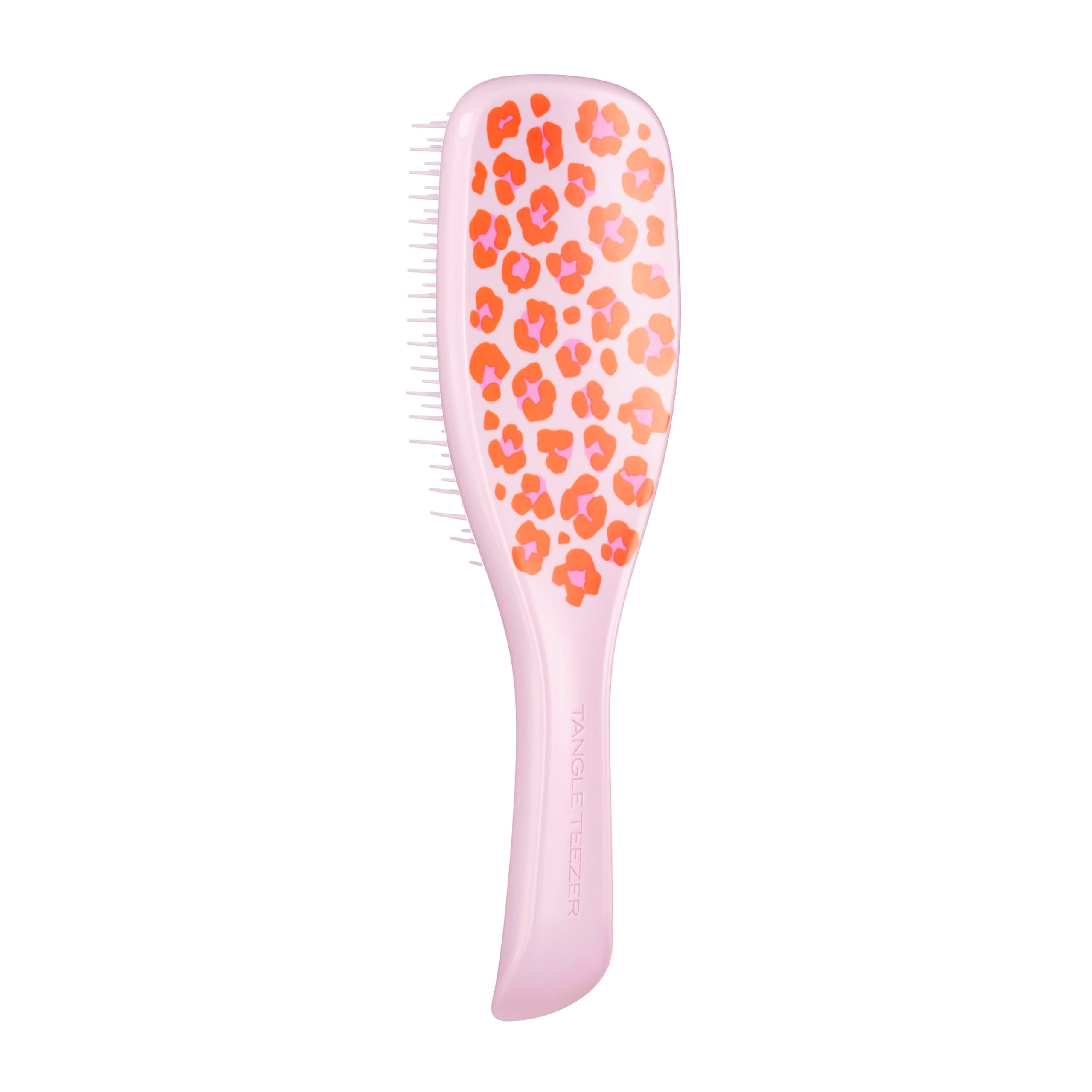 Tangle Teezer The Ultimate Detangler Hairbrush | For Wet & Dry Hair | Detangles All Hair Types | Reduces Breakage, Eliminates Knots | Two-Tiered Teeth & Comfortable Handle | Vibrant Leopard
