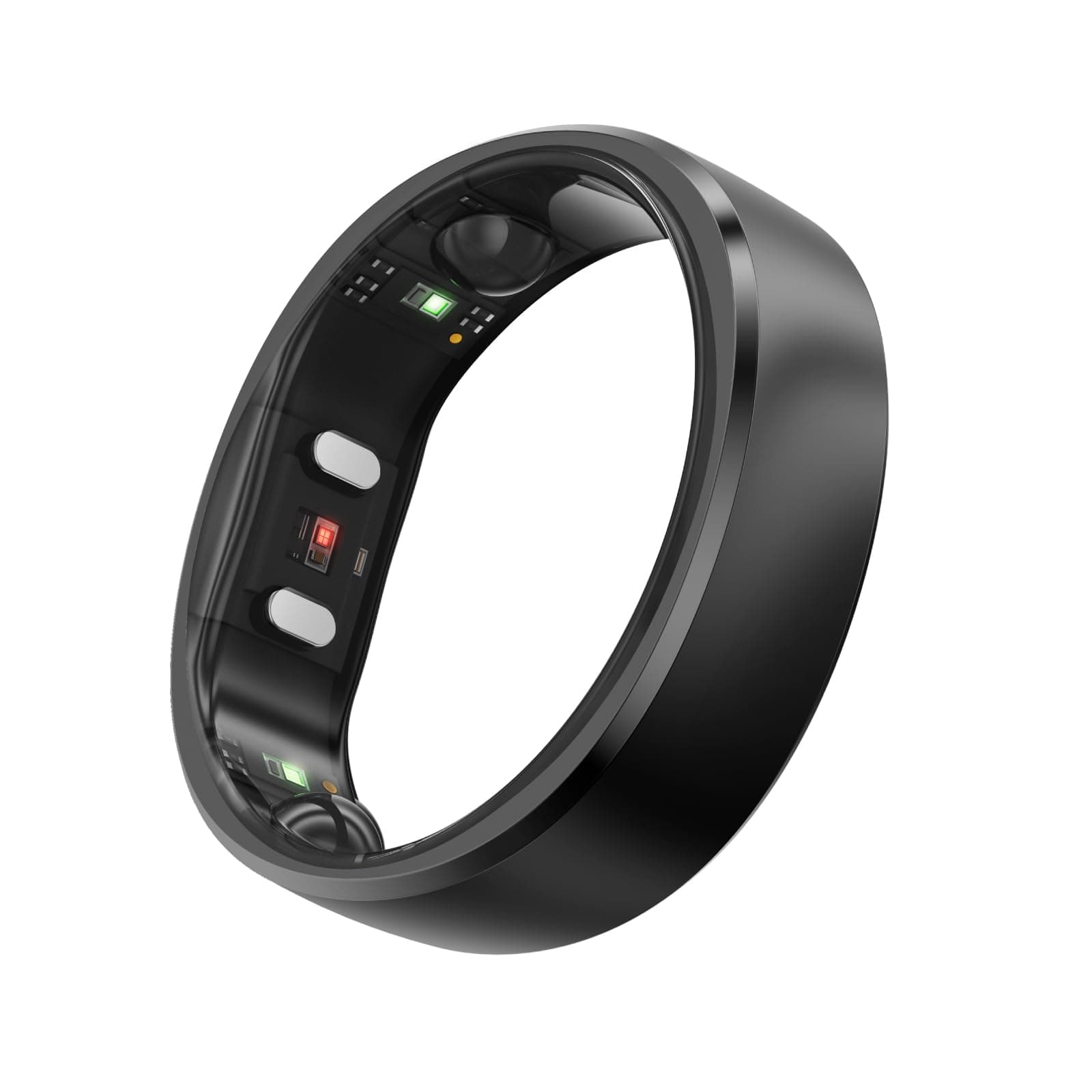 Gen 2, World’s First Smart Ring with Sleep Apnea Monitoring, No APP Subscription, 12-Day Battery Life, Stress/Heart Rate/Women's Health Tracker, Android & iOS Compatible (Black, Size 10)