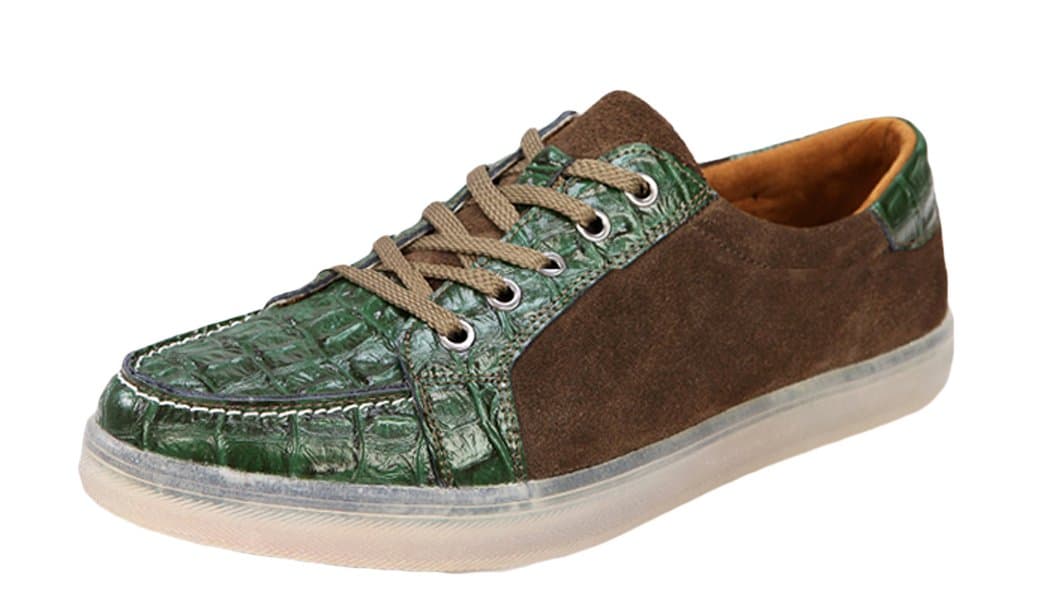 Serene Mens Fashion Casual Textured Leather lace Up Ankle Plain Flat Board Business Sneaker Shoes