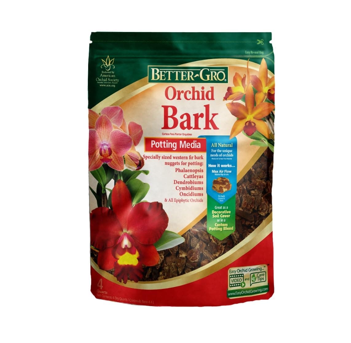 Sun Bulb Better Gro 4-Quart Orchid Bark
