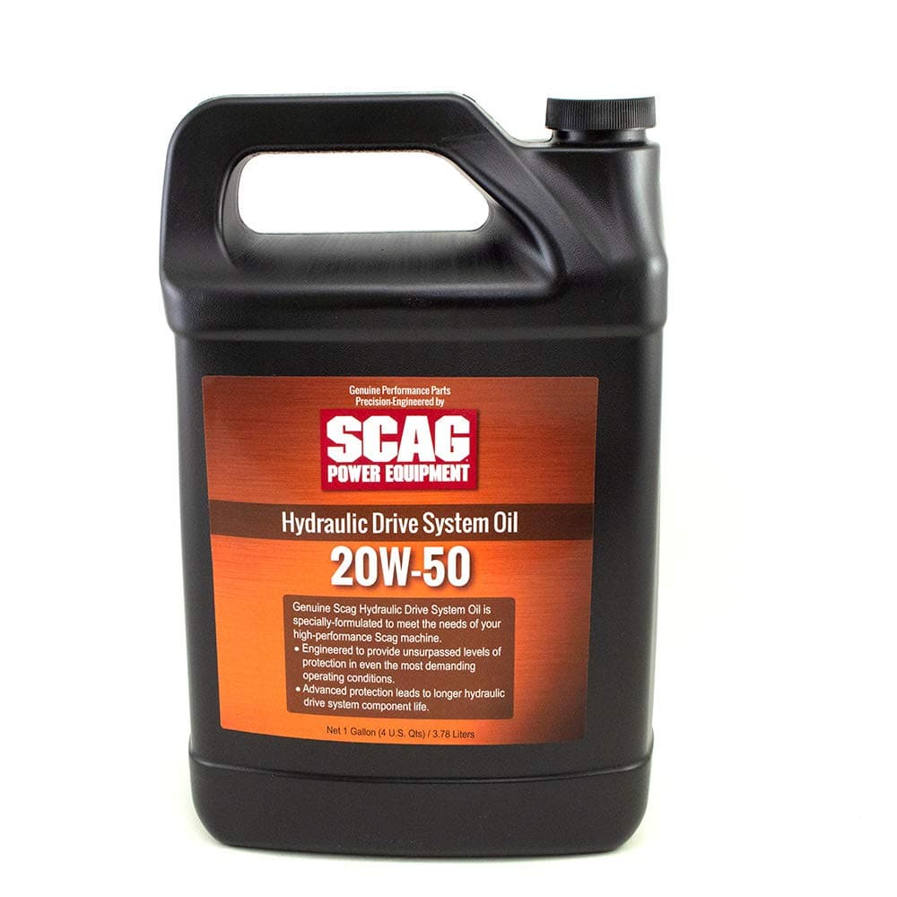 SCAG Genuine OEM 20W-50 Hydro System Hydraulic Oil - 1 Gallon 486254