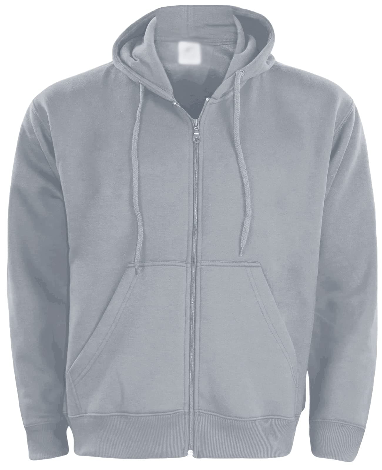 Mens American Fleece G81 plain Hoody Grey 3XL