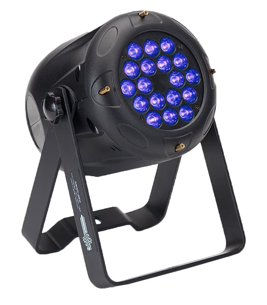 eyeBall UV | 18x3W Ultraviolet 385nm LED Black Body ELE725