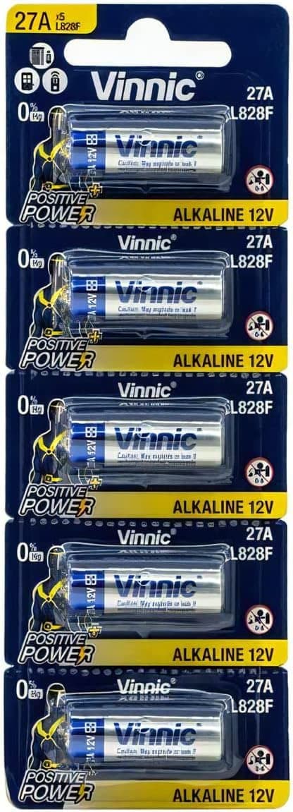 5 x A27 E27A MN27 L828 L828F 27A 12V Alkaline High Voltage Batteries