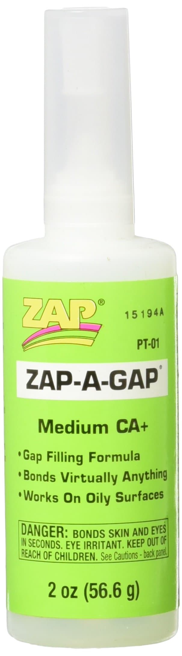 Pacer Technology (Zap) Pacer Technology (Zap) Zap-A-Gap Adhesives, 2 oz