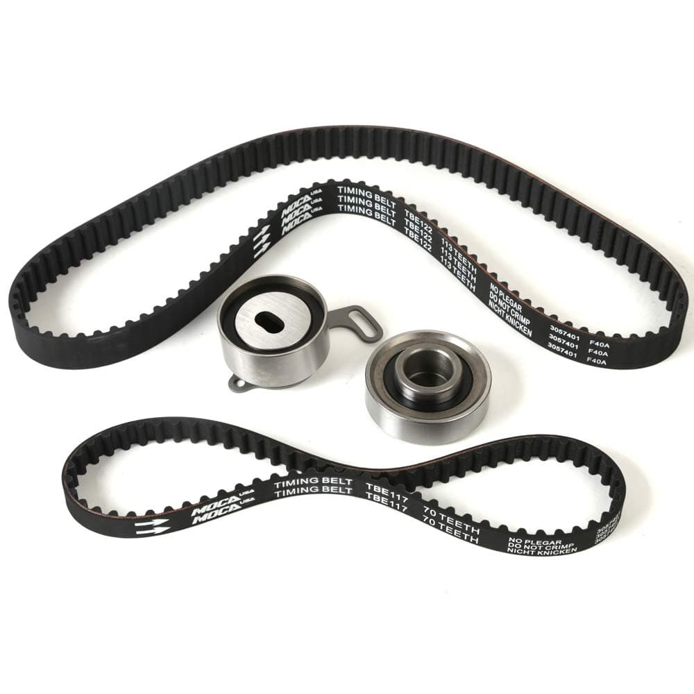 MPLUS Timing Belt Kit Compatible with 1990-1997 for Honda Accord, 1995-1997 for Honda Odyssey, 1992-1996 for Honda Prelude, 1996-1997 for Isuzu Oasis2.2L 2156CC l4 GAS SOHC