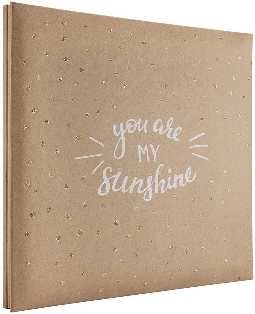 MCS Expandable 10-Page Scrapbook Album with 12 x 12 Inch Pages, 13.5 x 12.5 Inch, You Are My Sunshine