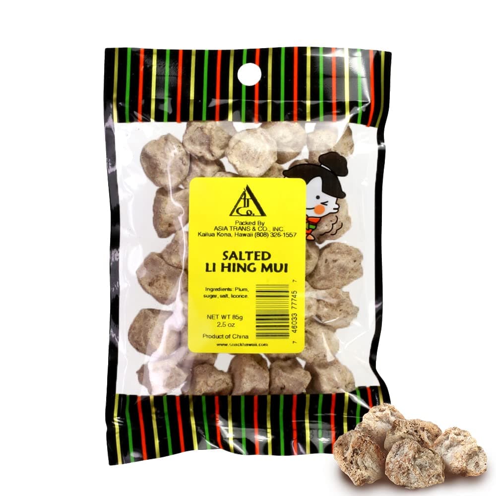 Dried Salted Red Plums - Saladitos Con Sal - 2.5 Ounce