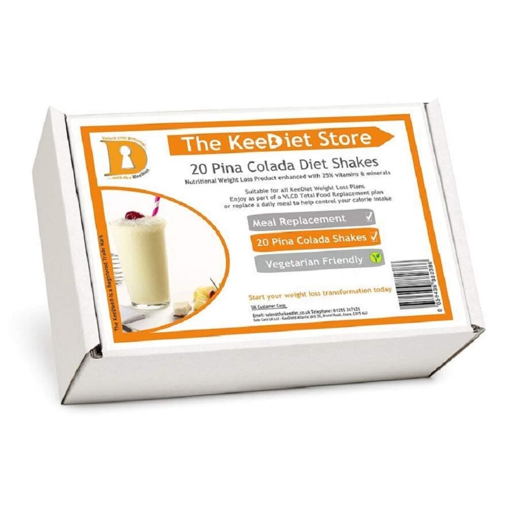 20 Pina Colada Meal Replacement VLCD Diet Shakes by KeeDiet®
