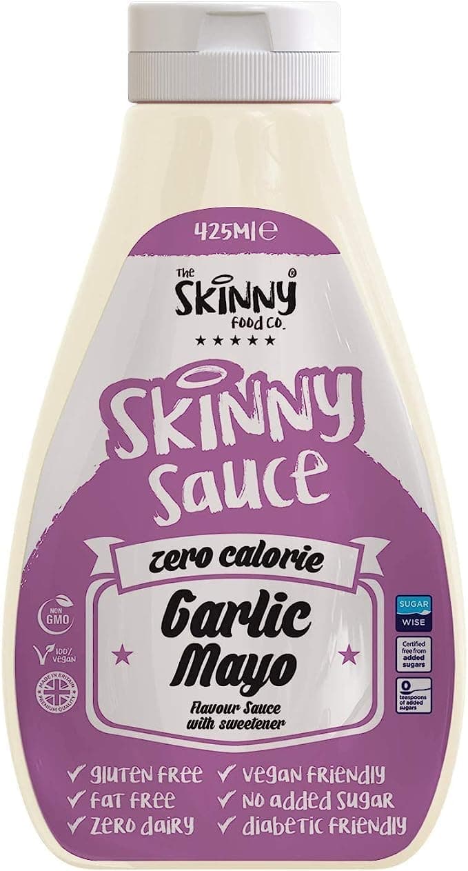 Garlic Mayo – Zero Calorie Sugar Free Sauce #NotGuilty – 425ml Bottle