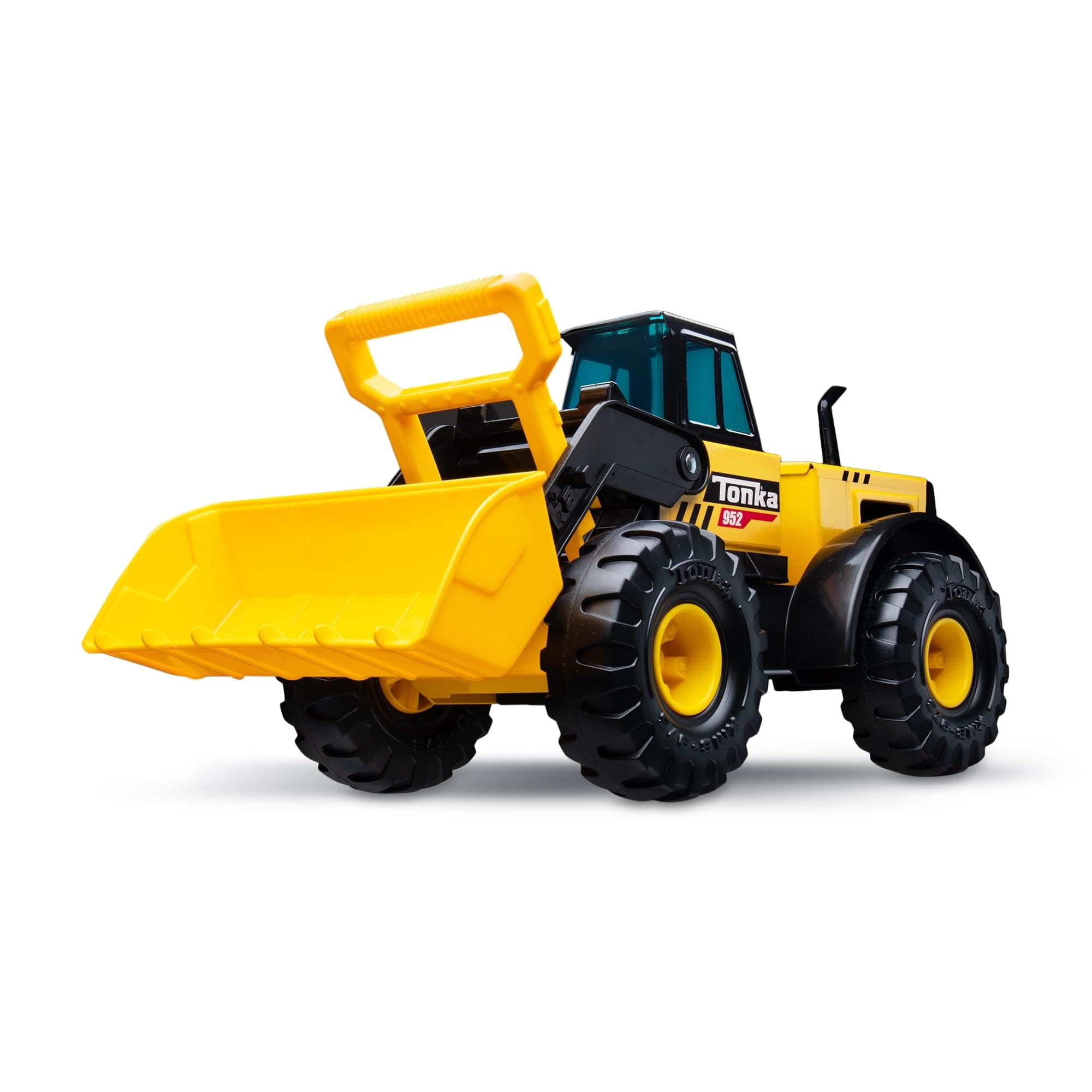 Tonka Steel Classics Front Loader - Made with Steel & Sturdy Plastic, Yellow Toy Construction Truck, Boys and Girls, Kids, Toddlers, Ages 3+