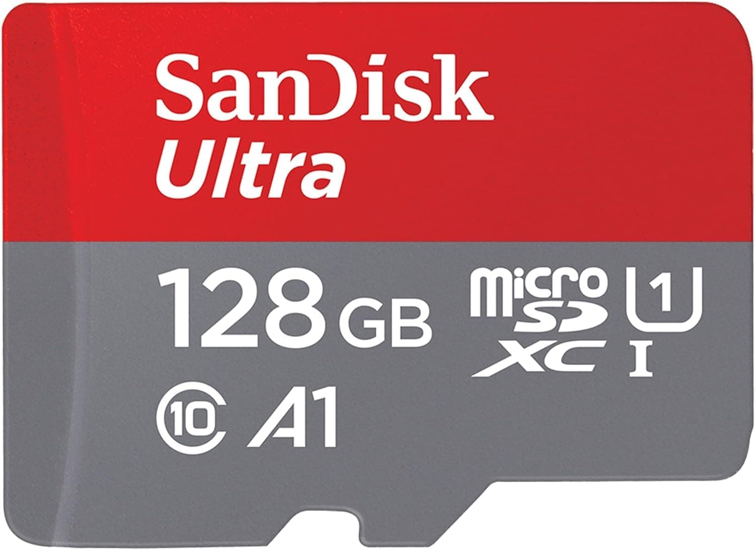 SanDisk 128GB Ultra microSDXC UHS-I Memory Card with Adapter - 120MB/s C10 U1 Full HD A1 Micro SD Card - SDSQUA4-128G-GN6MA