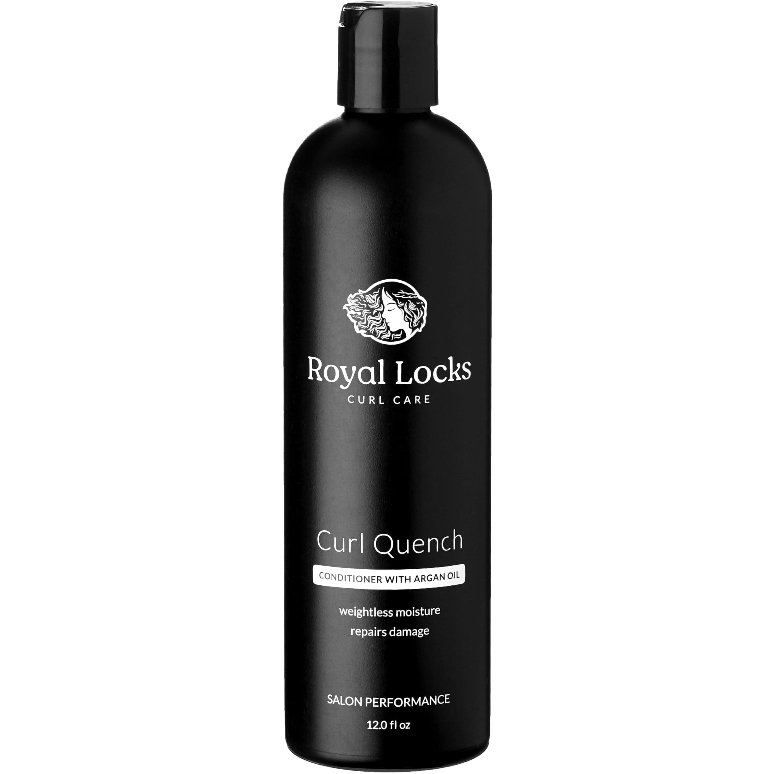 Royal LocksCurl Quench Conditioner - Curly Hair Conditioner with Argan Oil, Lightweight Moisture & Hydration (12 Fl Oz)