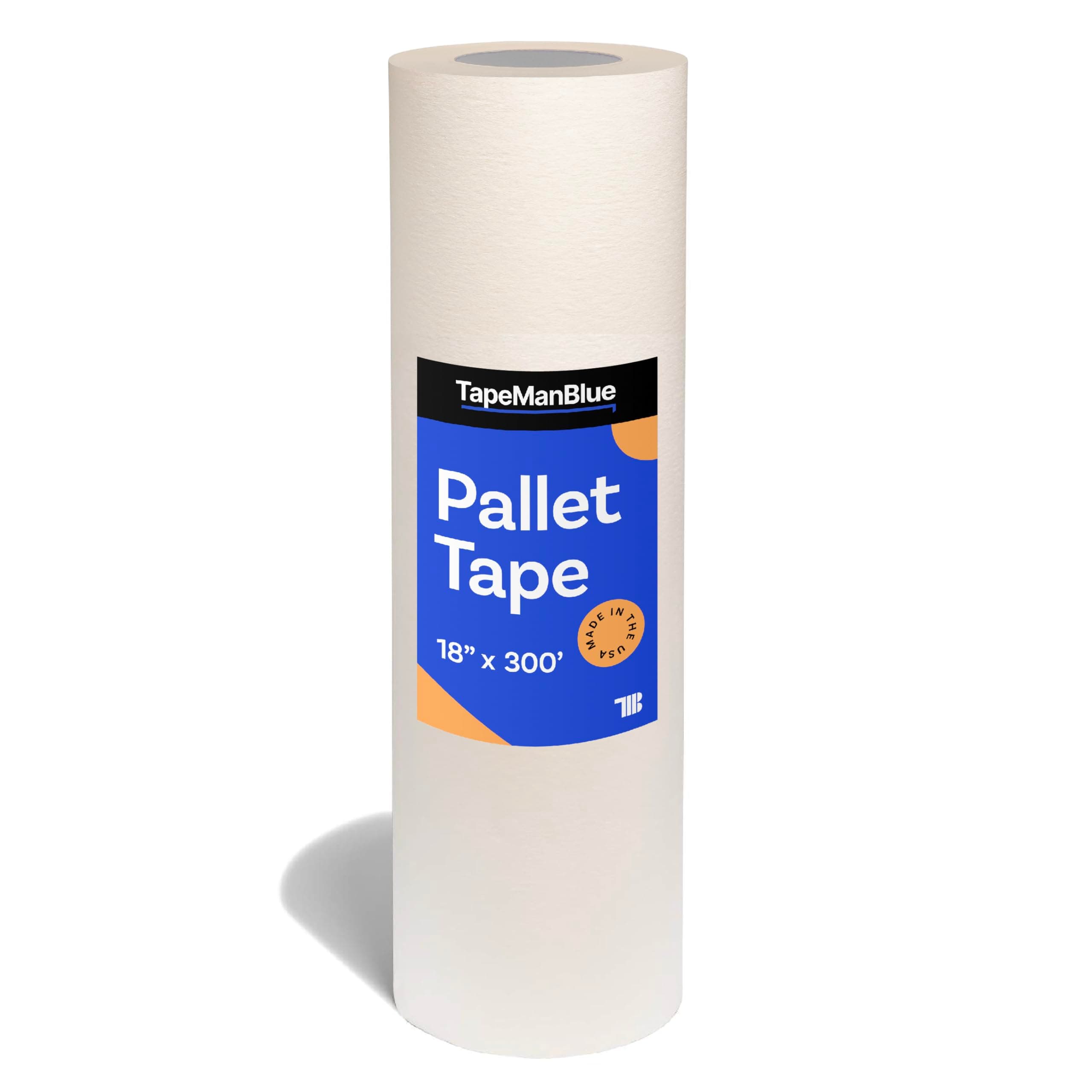 Pallet Tape for Screen Printing, 18 Inch x 300 Foot Roll, Made in USA, Heavy Duty Platen Masking Tape with Clean Removal to Protect Screen Printing Surfaces and Extend Pallet Life