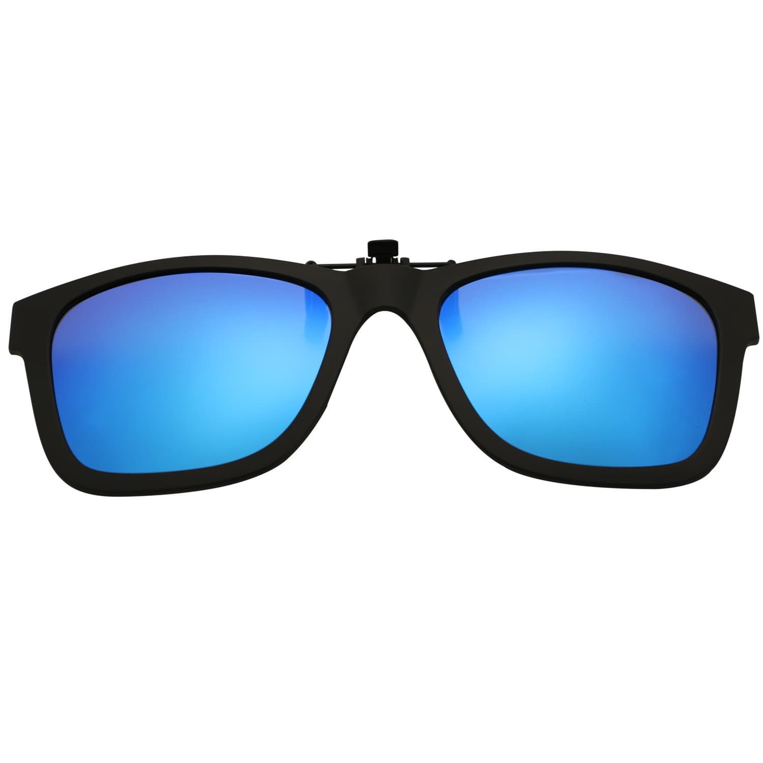 Flip up Clip Wayfarer Sunglasses Lens Polarized Clip-on TR90 Frame UV400