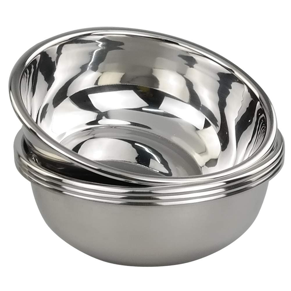 18/10 Stainless Steel Mixing Bowls, Nesting Bowls for Meal Prep, Serving, Baking, Set of 4