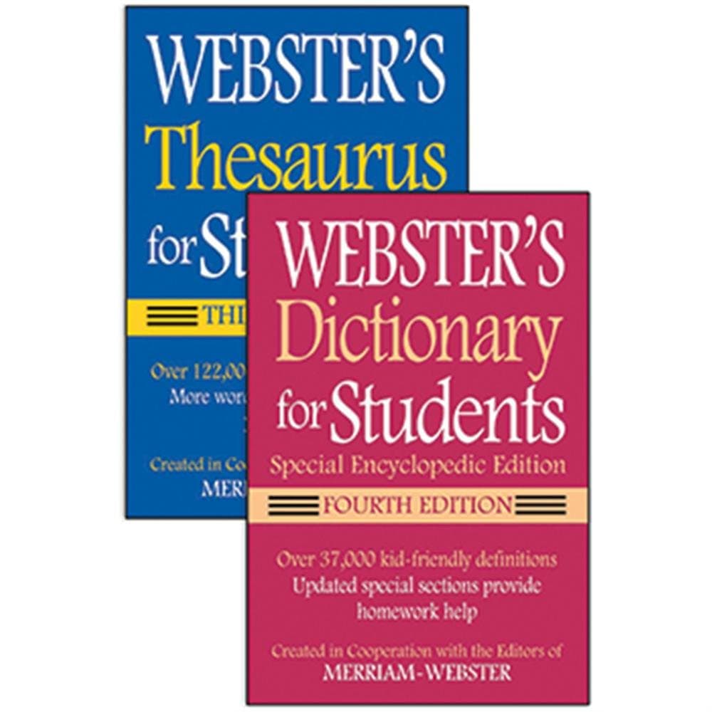 Webster's Dictionary for Students / Webster's Thesaurus for Students Paperback – June 1, 2011