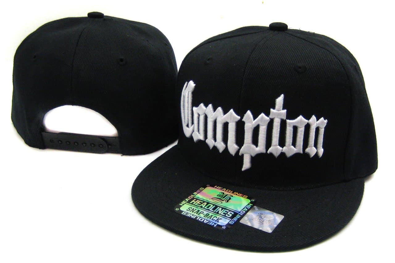 Compton Flat Bill Snapback Baseball Cap