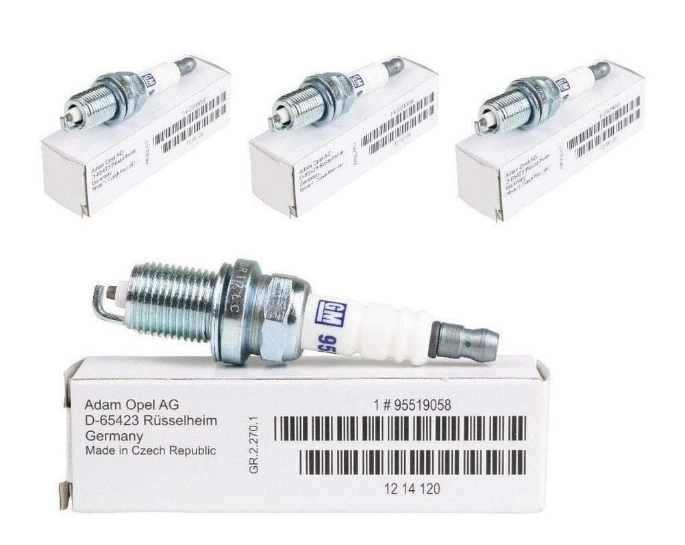 Original Opel GM 1214031 / FQR8LEU2 Spark plugs 4 pieces