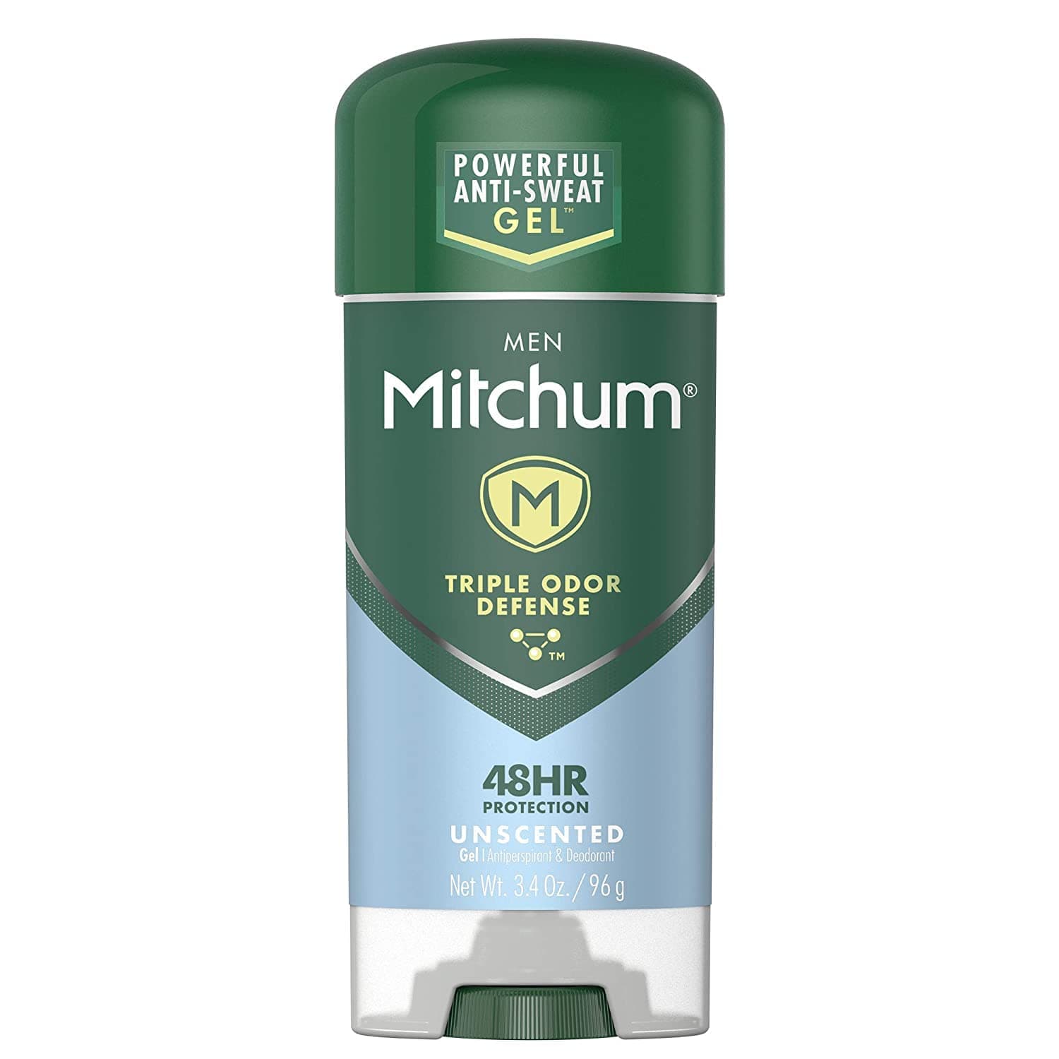 Mitchum Anti-perspirant & Deodorant, Clear Gel, Unscented, 3.4 Oz (96 G)