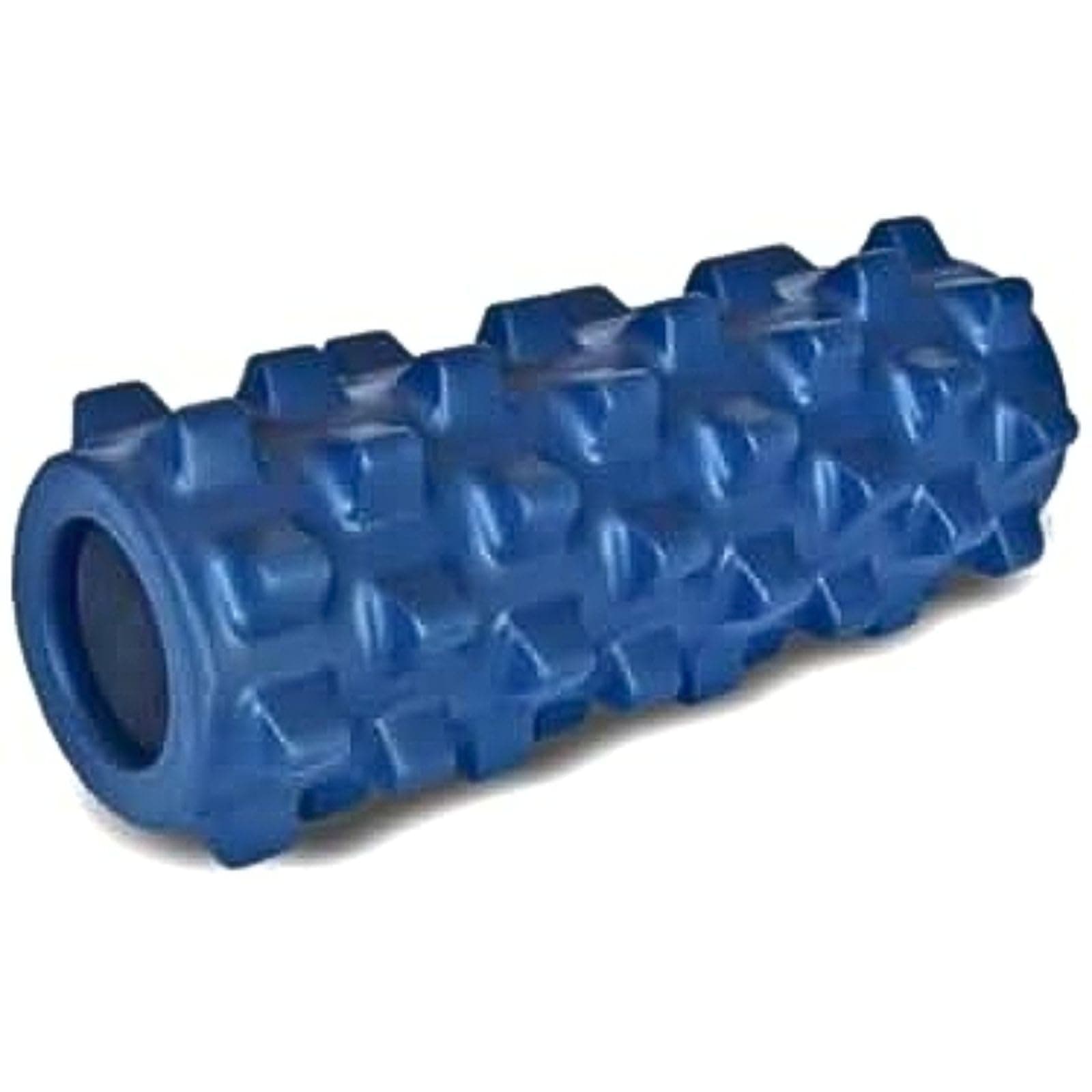 RumbleRoller - Half Size 12 Inches - Blue - Original - Textured Muscle Foam Roller - Relieve Sore Muscles- Your Own Portable Massage Therapist - Patented Foam Roller Technology